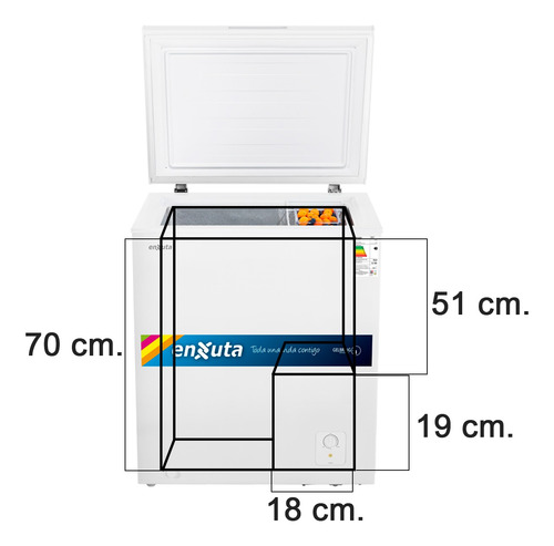 Imagen 5 de 7 de Freezer Horizontal Gran Capacidad Y Rendimiento