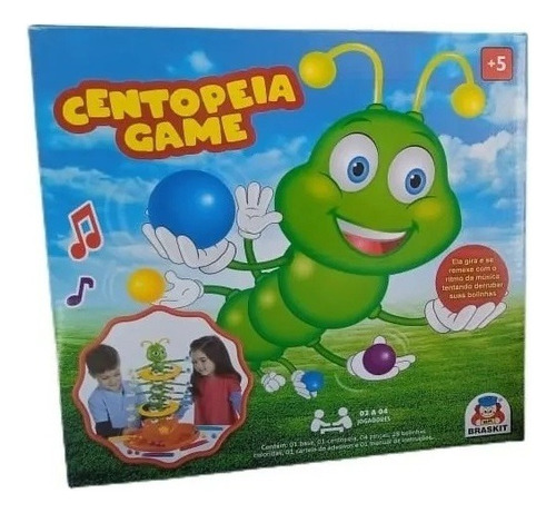 Jogo Da Centopeia Maluca Game Luz E Som Lançamento Braskit