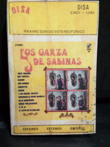 Los Garza De Sabinas - A Los Cuatro Vientos (casete Original