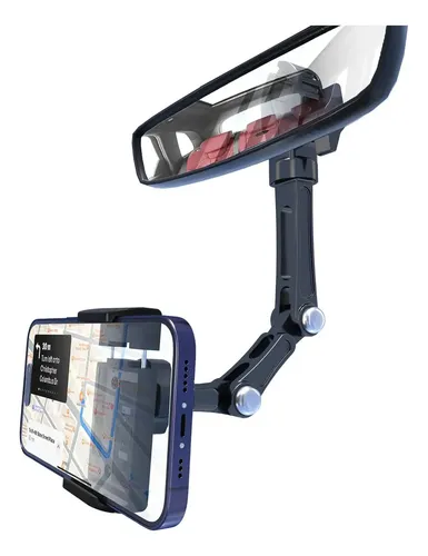 Supporto Universale Per Telefono Da Specchietto Retrovisore Auto, Rotazione 360°, Verde