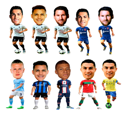 Peluches Messi, Cr7 Y Chayanne De U. De Chile