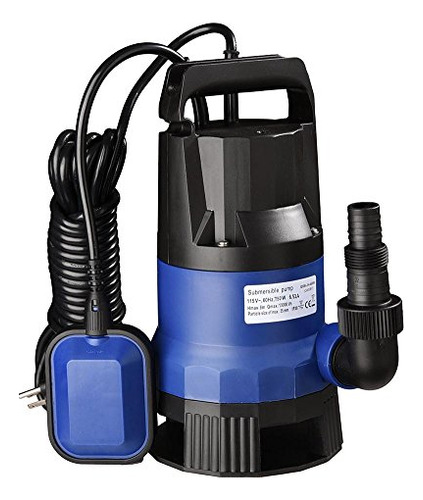 1hp Submersible Water Pump 3434gph 750w Clean/dirty Wat...