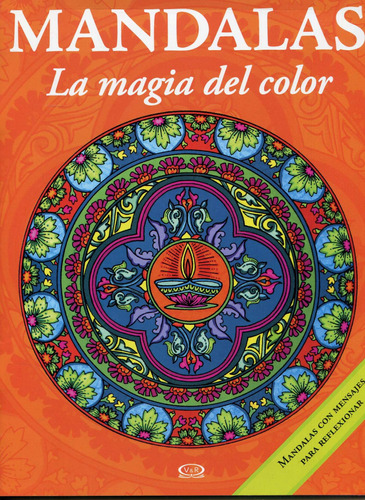 Mandalas La Magia Del Color 1 Naranja