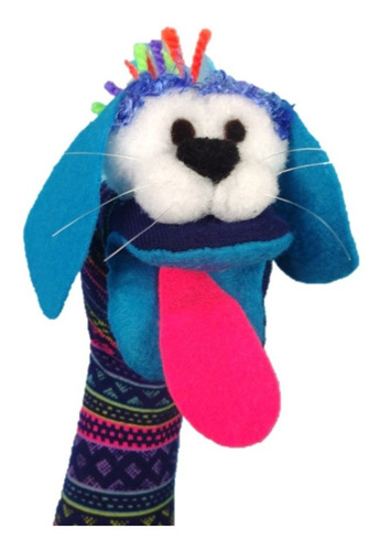 Set De 3 Títeres De Calcetín Animales. Perro, Gato Y Conejo