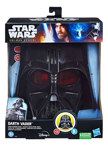 Máscara Electrónica Darth Vader Star Wars P/ Niño +5 Sonido 