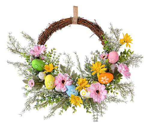 Coronas De Pascua Con Elementos De Pascua, Decoraciones Para