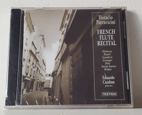 Horacio Parravicini - French Flute Recital Cd Cerrado 