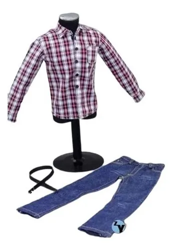 comprar Zy Toys Calça E Camisa Vermelha  Action Figure Hot Toys 1\u002F6