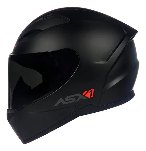 Capacete para moto integral ASX City Preto fosco tamanho 58 M