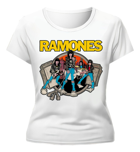 Remera The Ramones Diseño Exclusivo Dama