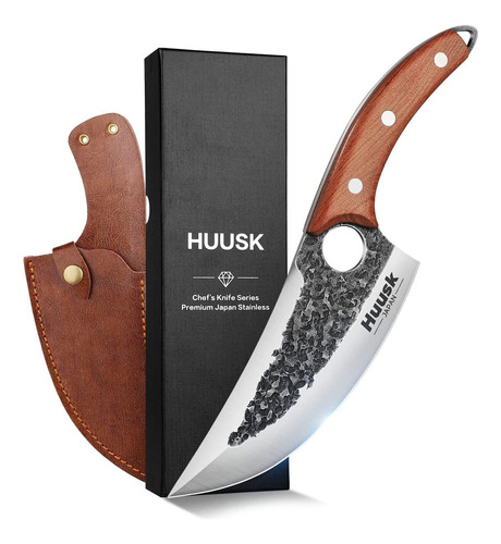 Huusk Knife Japan Kitchen, Upgraded Viking Knives With Shea.