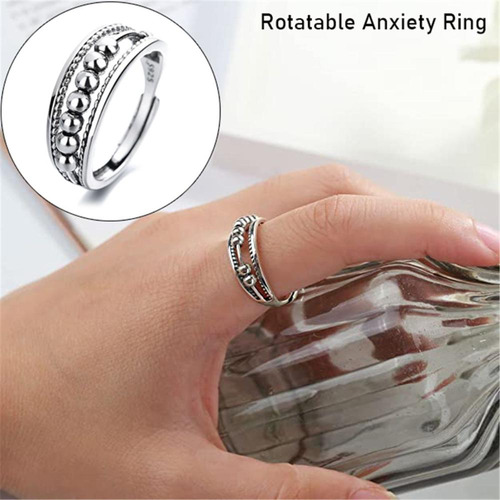 Thumb Rings Anxiety Ring Open Ring Transfer Beads Fashion