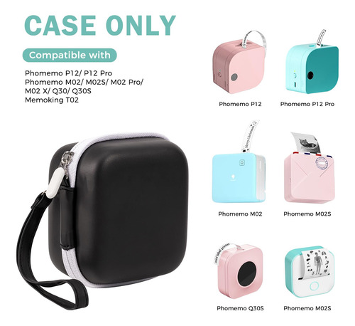 Carrying Case Procase For Sticker Printer Phomemo M02 P12