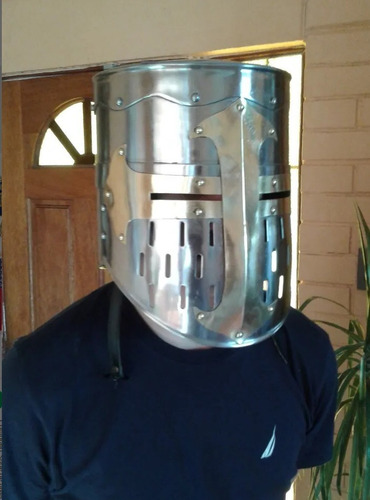 Casco Medieval, Caballero Cruzado O Templario. Jp