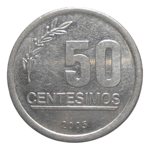 Uruguay Moneda De 50 Centésimos 2005 - Km#106 - Artigas.