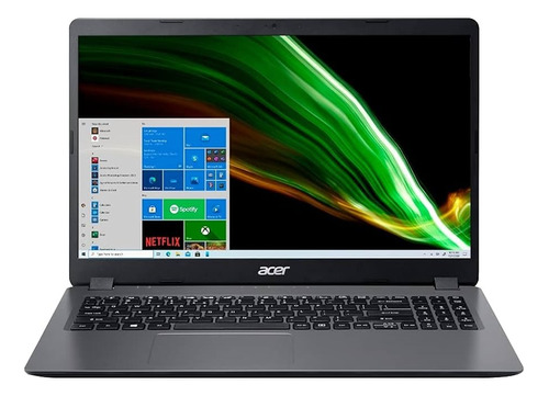 Notebook Acer Intel I3 8gb Ddr4 Ssd 256gb + Hd 500gb Vitrine Cor Cinza