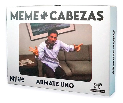 Rompecabezas Meme Cabezas The Office 240pzas Casa Fight