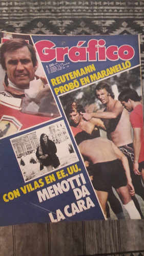 Revista El Grafico 2993 15/2/1977 Reutemann Menotti Vilas