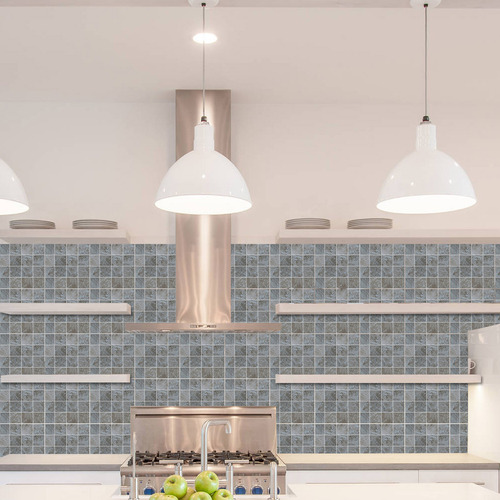 Pegatinas Autoadhesivas De Pared I Con Forma De Azulejo De C