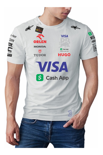  Polera F1  Visa Cashapp Rb (racing Bulls)-ricciardo Alphata