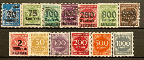 Alemania - Lote De 13 Sellos - Temas Varios P929