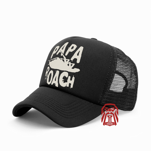 Gorra Trucker  Personalizada Motivo Banda Papa Roach 002