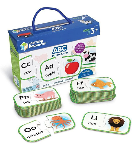 Recursos De Aprendizaje Abc Puzzle Cards Kindergarten