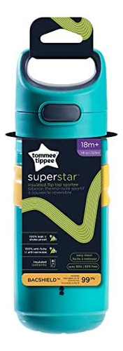 Tommee Tippee Superstar: Vaso Aislado Con Pajita Deportiva