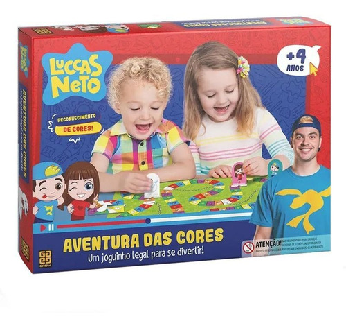 Grow Jogo Aventura Das Cores Luccas Neto