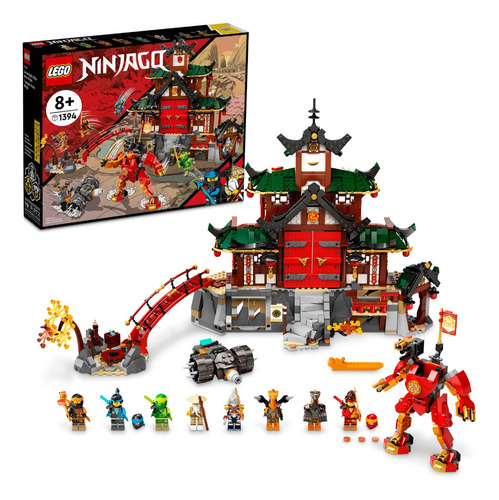 Kit de construcción de templos Ninjago 71767 Ninja Dojo con 1394 piezas de Lego