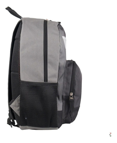 Mochila Wilson Urbana Deportes Porta Notebook Escolar Viaje Trabajo Gym Reforzada Color Gris