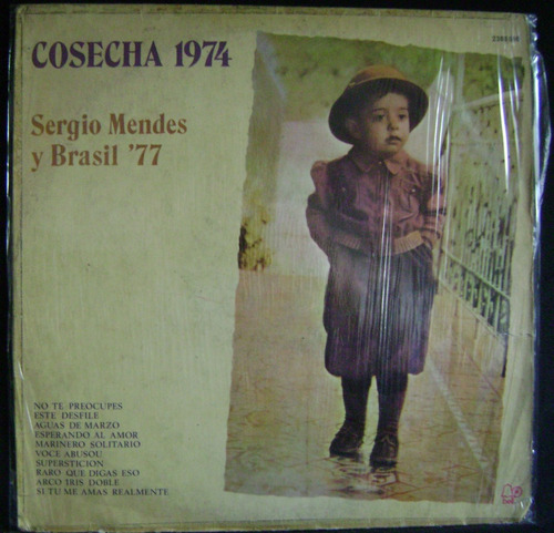 Sergio Mendes Y Brasil 77-cosecha 1974-lp Vinilo-8 Puntos