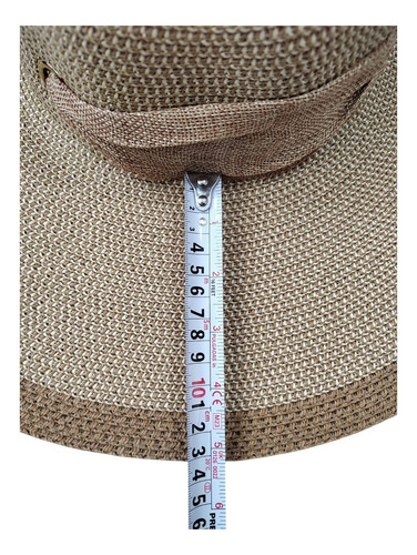 Sombrero Playa Con Ala Ancha Anti-uv Moderno Cómodo Mujer Marrón Unica