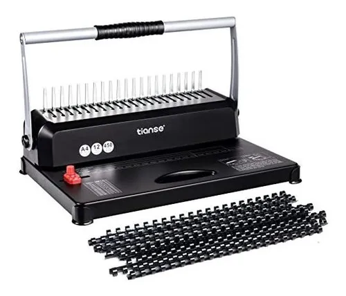 comprar Máquina De Encuadernación Tianse 21 Agujeros, 450 Hojas, Enc