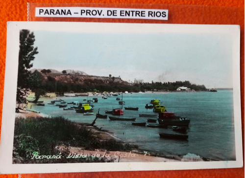 Antigua Postal Costa Del Rio Parana Prov. De Entre Rios