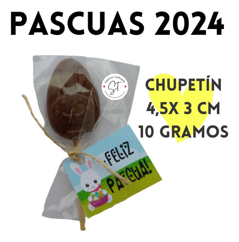 Chupetín De Pascua- Conejito X Mayor. Efcvo.