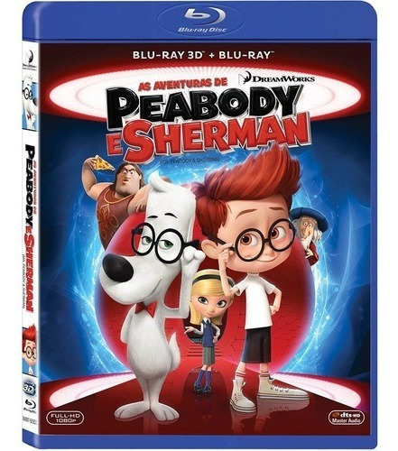 Blu-ray As Aventuras De Peabody E Sherman 3d+bd