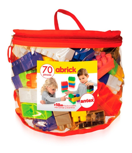 Abrick Bolsa 70 Piezas Bloques Medianos Antex