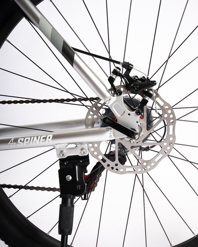 Bicicleta Mtb Spiner Aro 29 Modelo Denver Color Plateado Tamaño Del Cuadro 19