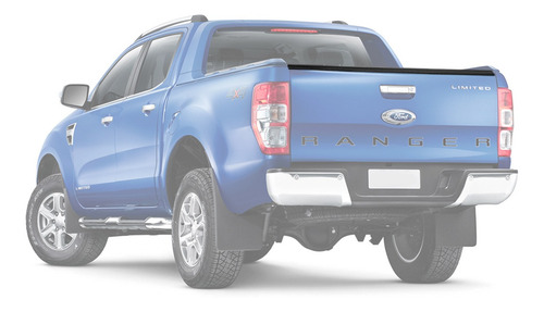 Imagem 6 de 6 de Protetor Borda Tampa Traseira Nova Ford Ranger 2017