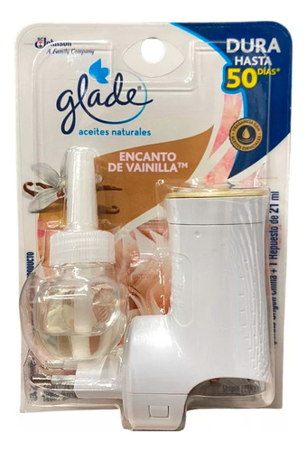 Glade Aceites Naturales Encanto De Vainilla + Difusor