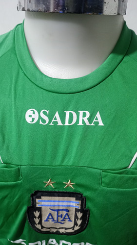 Camiseta De Arbitro Sadra Diadora Original Legitima Verde (Usado)