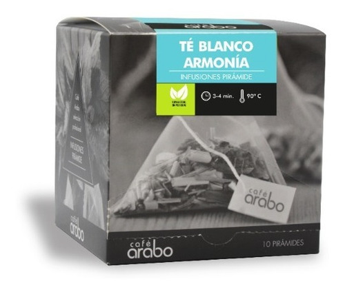 Té Blanco Armonía Gourmet En Pirámides Arabo 