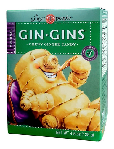 Dulce Masticable Chewy De Jengibre Gin Gins 128g Se