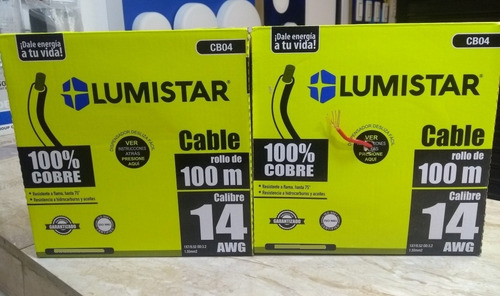 Cable 14 Thhn 100% Cobre Somos Tienda Física