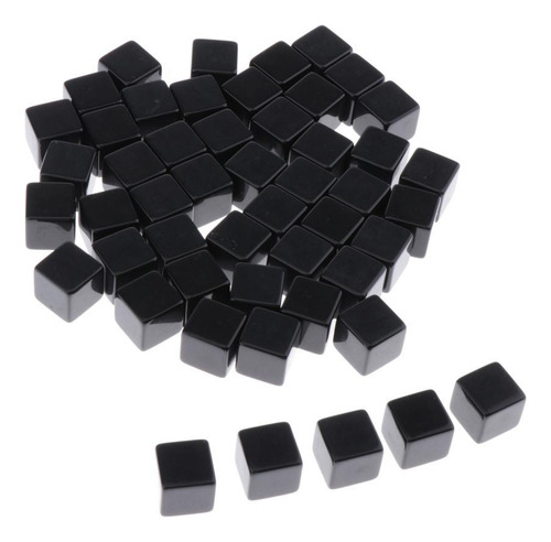 50 Piezas Borde Cuadrado De 6 Caras Dados D6 Rpg Para Niños