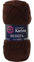 Comprar Estambre Bebefil Paq 6 Ovillos 100 Grs Estambres Karina Color 96 CAFE