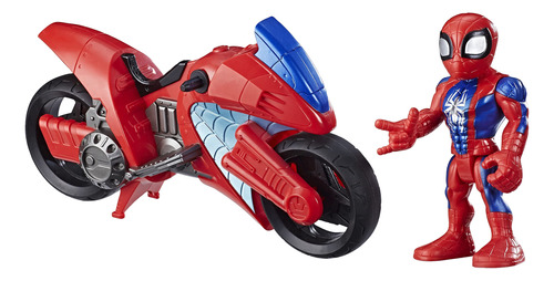 Playskool Heroes Sha Mega Mini Motocicleta Spiderman