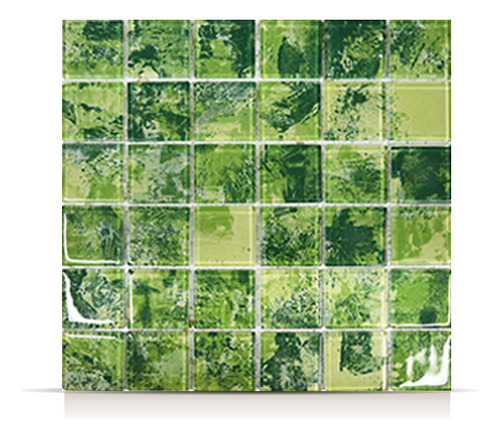 Malla 30x30 (5x5) Mosaico Capri Verde Piu