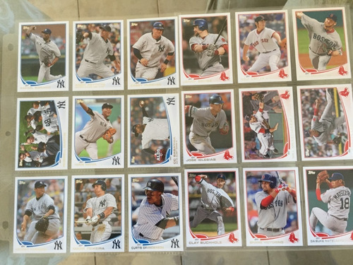 2013 Topps 555 Tarjetas Casi Nuevas Con Su Proteccion 9 Espa